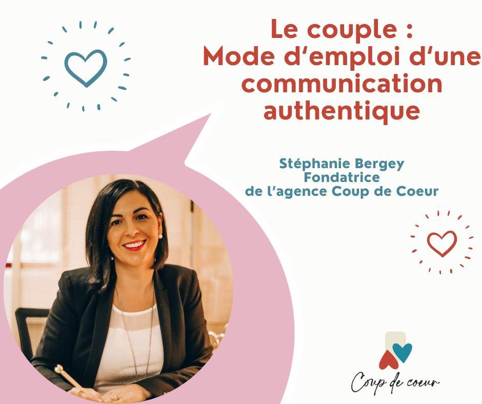 Stéphanie Bergey - fondatrice de l'agence Coup de Coeur - Rencontres de qualités en Franche comté & à Dijon 