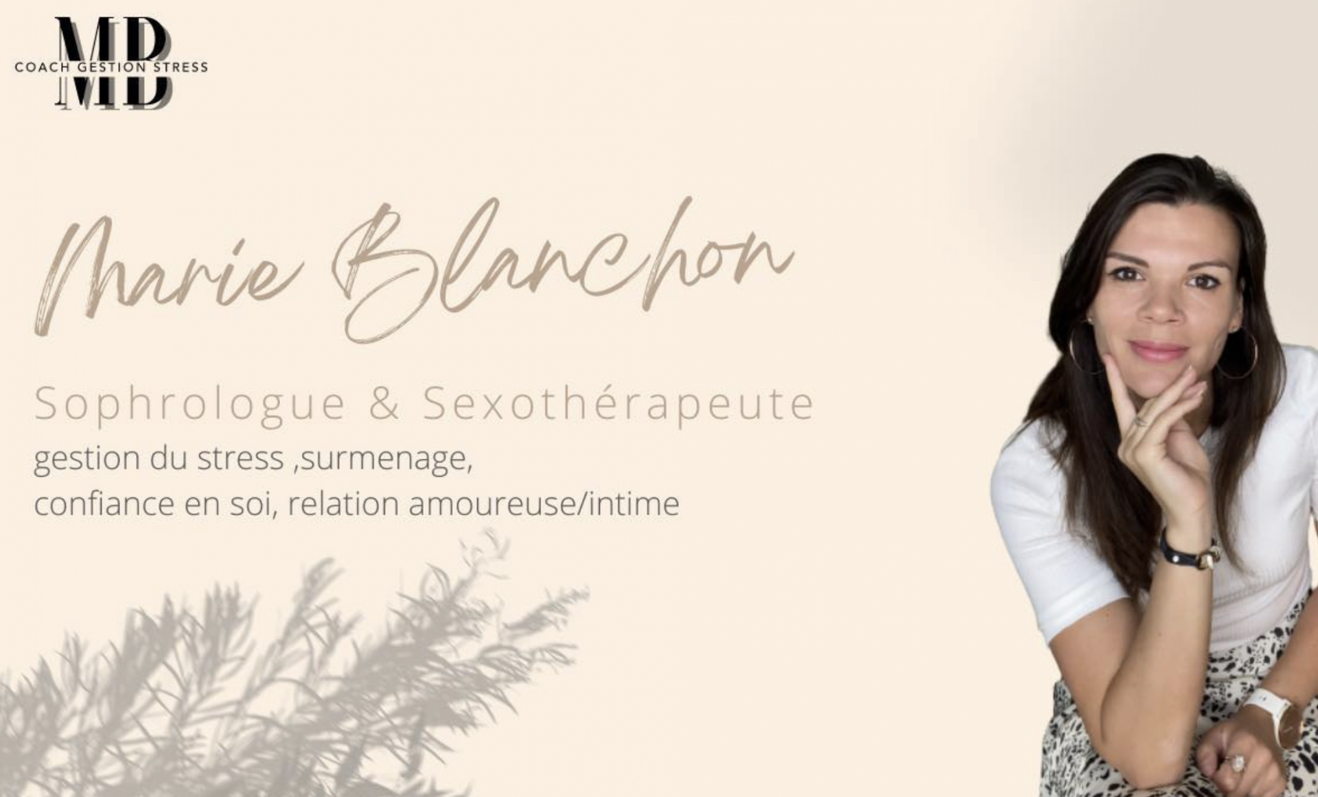 Marie Blanchon - Partenaire de l'agence de rencontres Coup de Coeur 